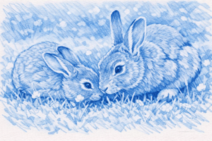 Les animaux de la ferme : Le Lapin